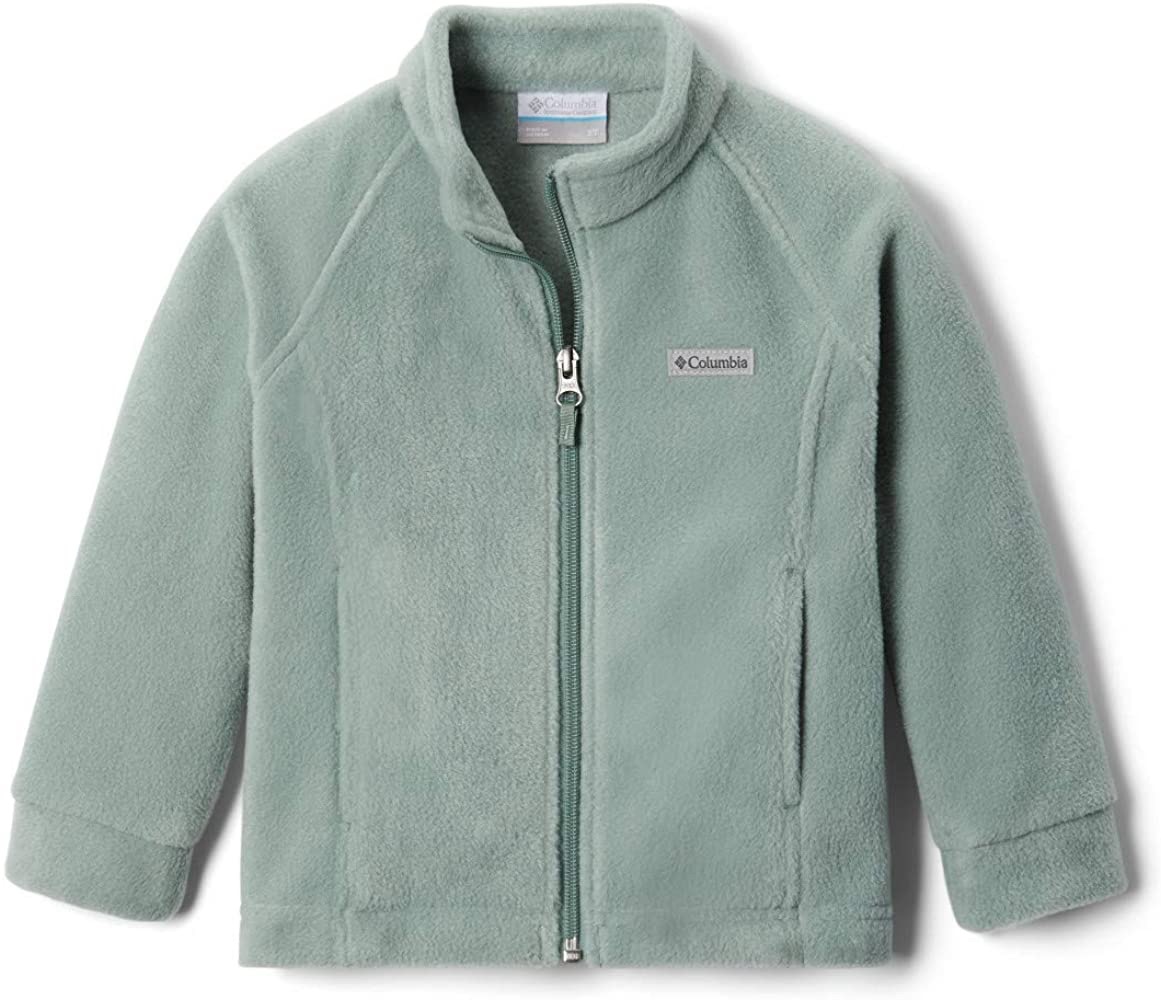 Amazon.com: Columbia Girls' Big Benton Springs Jacket, Soft Fleece, Classic Fit, Light Lichen, Medium: Clothing女童抓绒夹克 M码