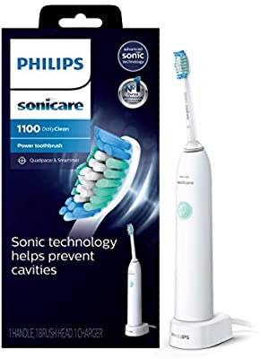 Amazon.com: Philips Sonicare DailyClean 1100 Rechargeable Electric Toothbrush 电动牙刷, White HX3411/04: Beauty