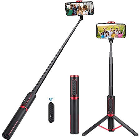 Amazon.com: KKUYI Selfie Stick, 33&quot; Aluminum Selfie Stick Tripod with Bluetooth Wireless Remote and自拍杆