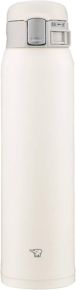 Amazon.com: Zojirushi SM-SF60-WM Water Bottle, Direct Drinking, One-Touch Opening, Stainless Steel Mug, 20.3 fl oz (600 ml), Pale White : Everything Else