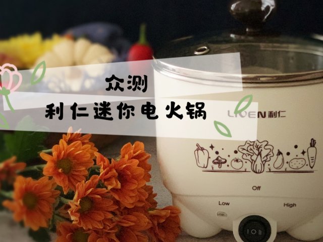 Liven利仁迷你电火锅，一人食厨...