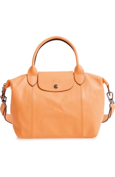 Longchamp Le Pliage Cuir Leather Shoulder Bag | Nordstrom包
