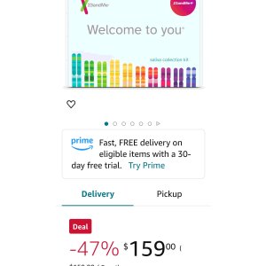 $159 23andMe+ Premium Membership Bundle - DNA Kit with Personal Genetic Insights Including Health + Ancestry Service Plus 1-Year Access to Exclusive Reports (Before You Buy See Important Test Info Below) :