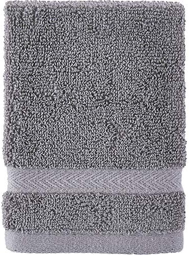 Amazon.com: Tommy Hilfiger Modern American Solid Wash Cloth, 13 X 13 Inches, 100% Cotton 574 GSM (Grey Violet) : Clothing, Shoes &amp; Jewelry