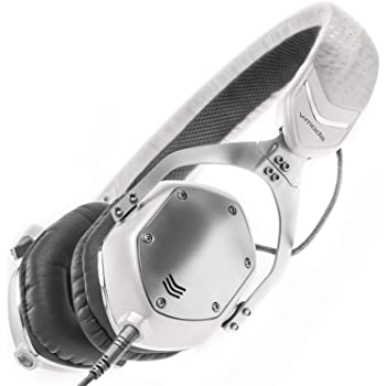 V-MODA XS头戴式可折叠设计隔音金属耳机（白银）