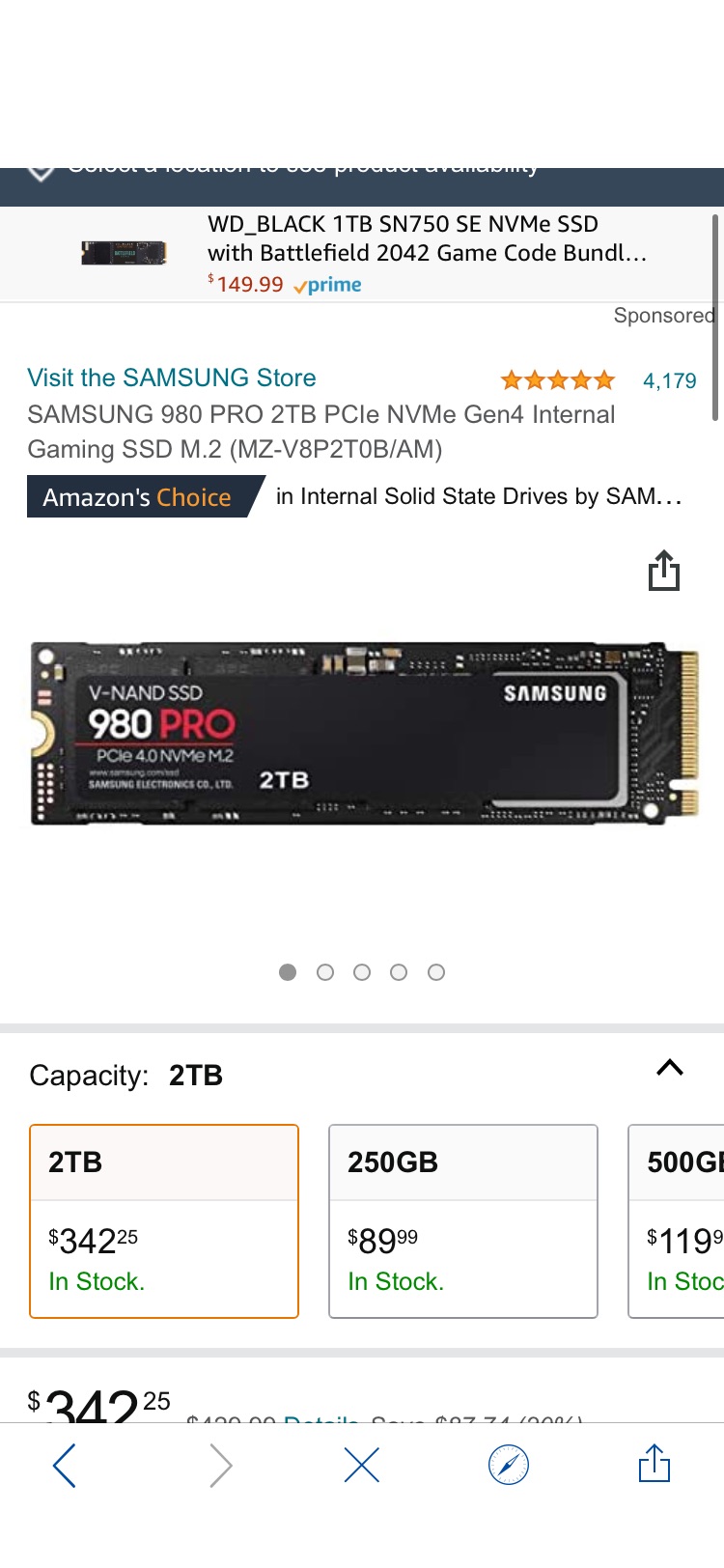 三星980 pro 亚马逊Amazon.com: SAMSUNG 980 PRO 2TB PCIe NVMe Gen4 Internal Gaming SSD M.2 (MZ-V8P2T0B/AM) : Electronics