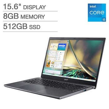Aspire 5 15.6" Laptop (i5-12450H, 8GB, 512GB)