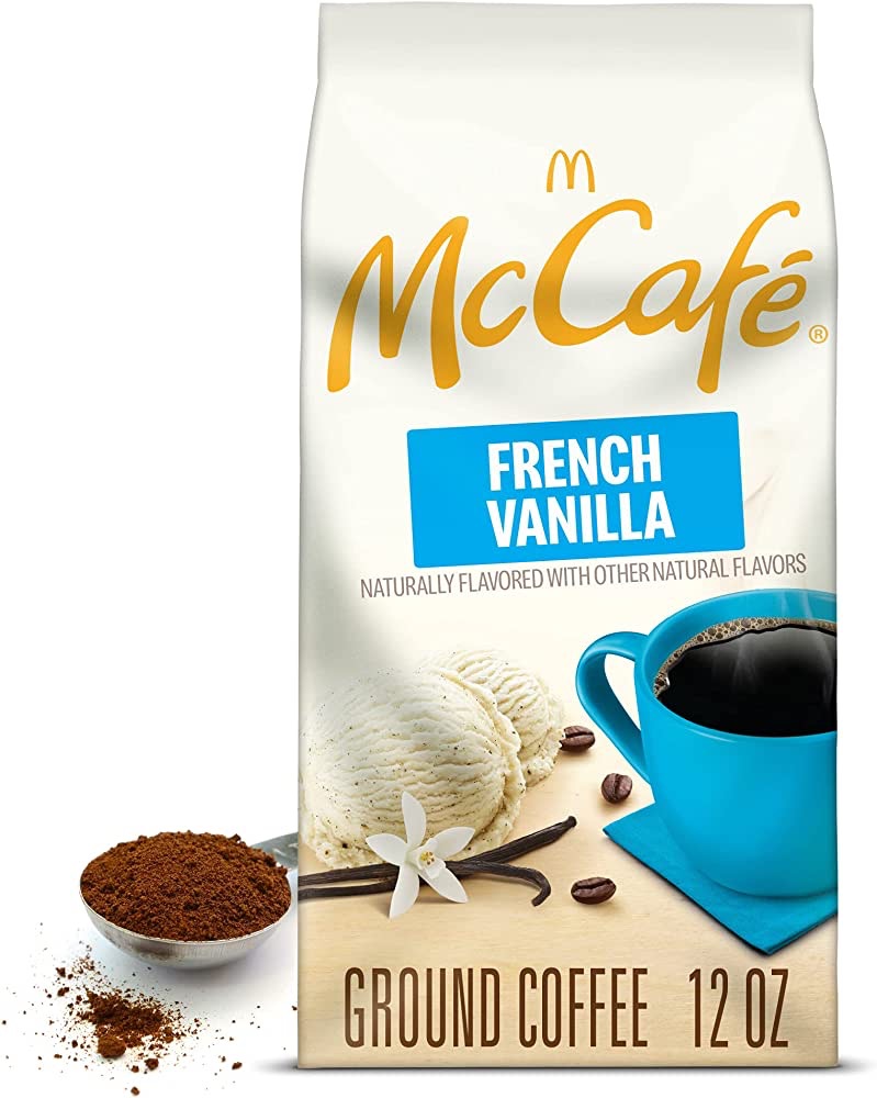 Amazon.com : McCafe French Vanilla, Ground Coffee, Flavored, 12oz. Bagged : Grocery & Gourmet Food