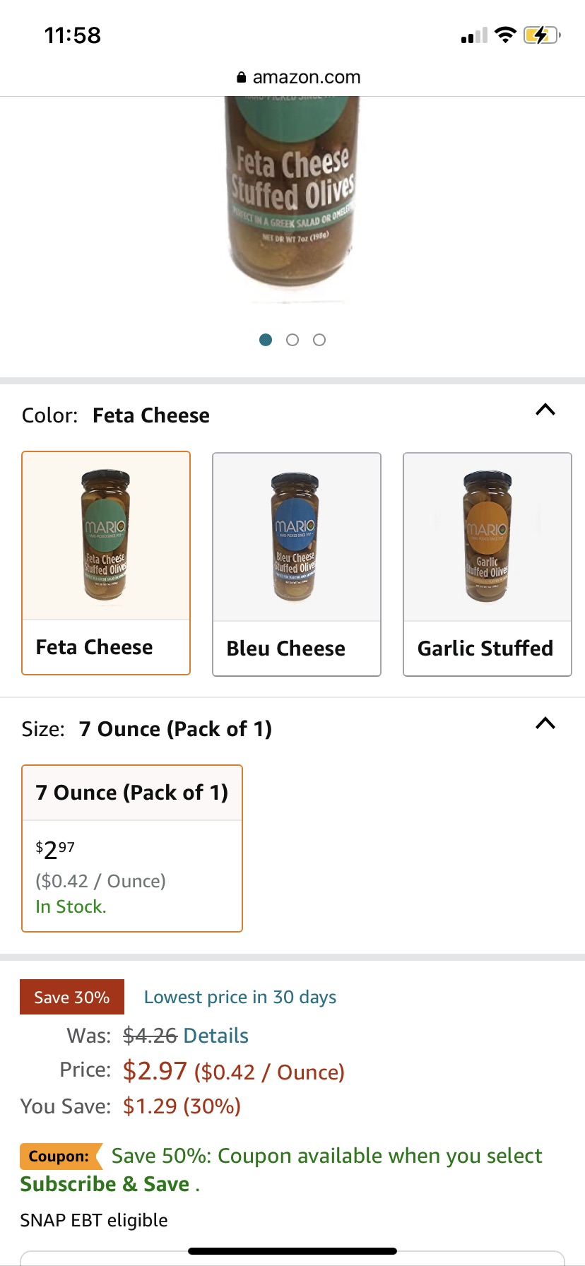Amazon.com : Mario Camacho Foods橄榄，羊乳酪奶酪，7盎司：续订