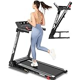 Amazon.com : Sunny Health &amp; Fitness SF-T1407M Foldable Manual Walking Treadmill, Gray : Sports &amp; Outdoors