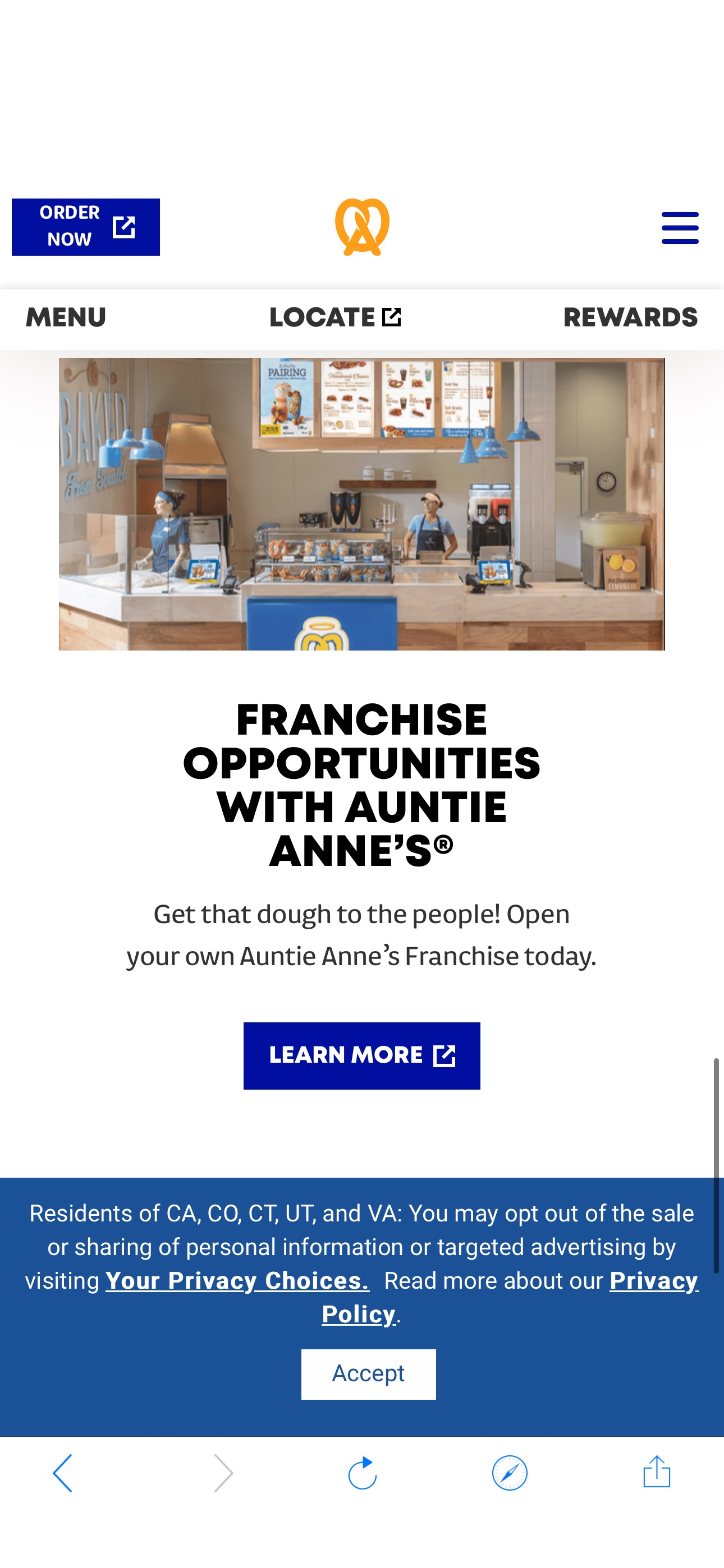 Freshly Baked Soft Pretzels: Auntie Anne's Pretzels4/16/24免费领