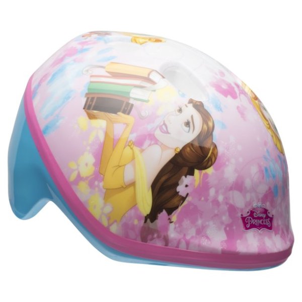 贝儿公主图案儿童自行车头盔