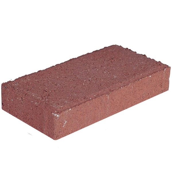 Pavestone Holland 7.75 in. x 4 in. x 1.75 in. River Red Concrete Paver 22051 - The Home Depot