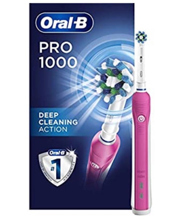Oral-B Pro 1000 电动牙刷 粉色