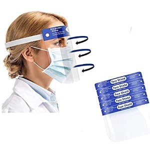 Safety Face Shield 5 Pack, All-Round Protection