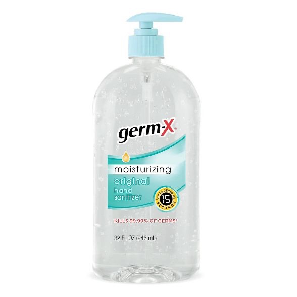 Germ-X Original Hand Sanitizer With Cap Or Pump - 32 Fl Oz : Target 免洗洗手液有货