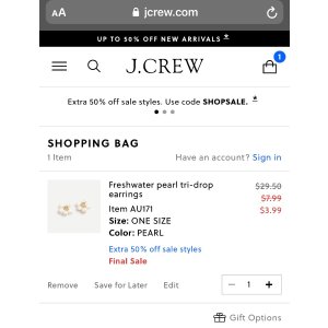 $3.6 J.Crew 首饰