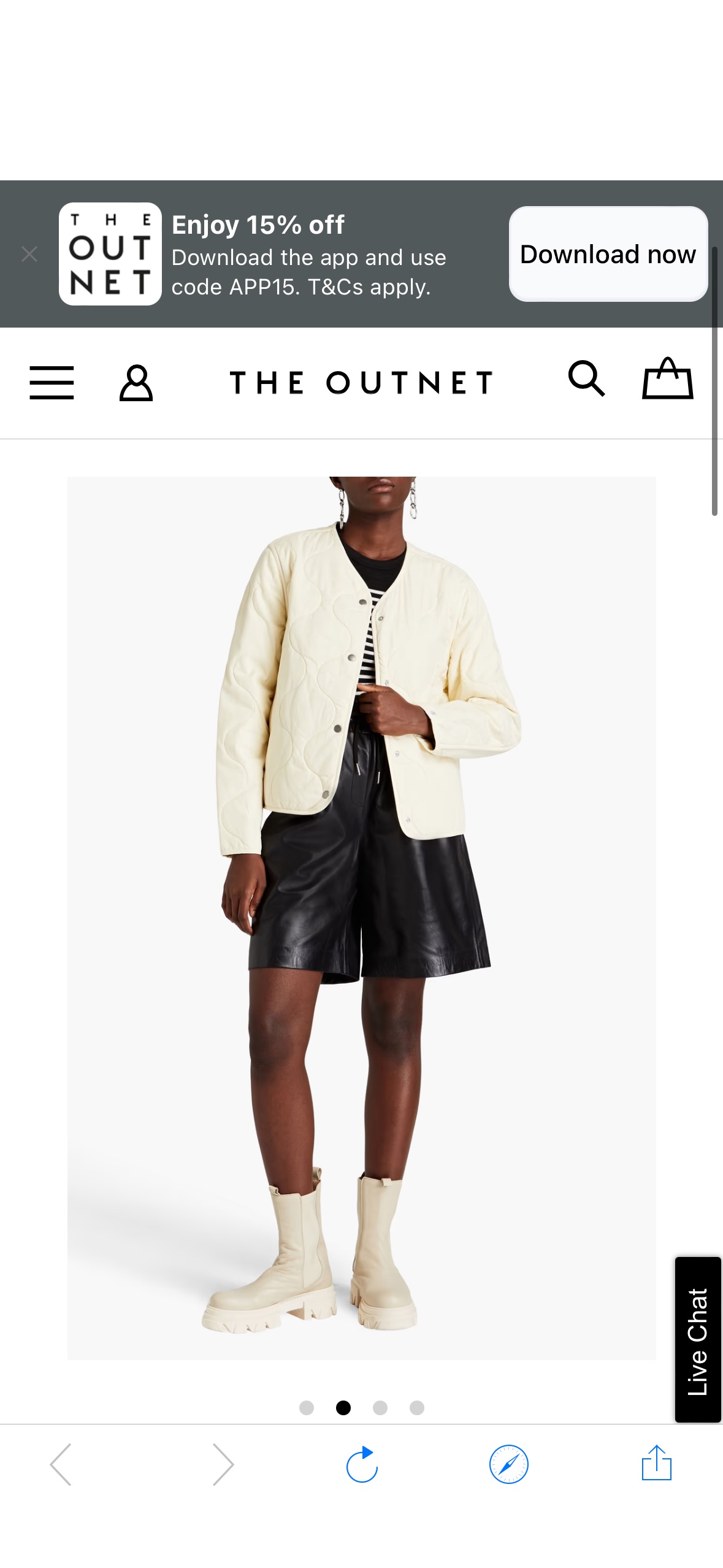 RAG & BONE Quilted twill jacket | THE OUTNET