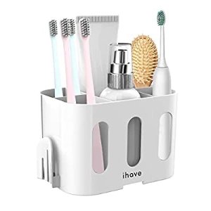 iHave 浴室5格牙刷牙膏收纳盒