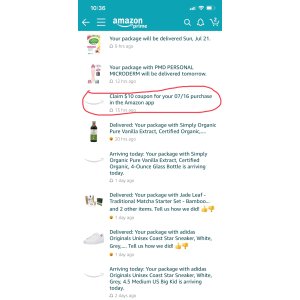$10 Amazon app给prime 会员奖励$10,$22,$60