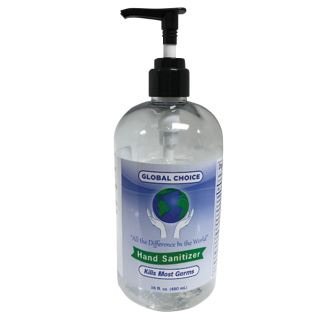 Global Choice Unscented Hand Sanitizer 16 Oz