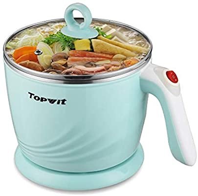 Topwit Electric Hot Pot Mini, Electric Cooker