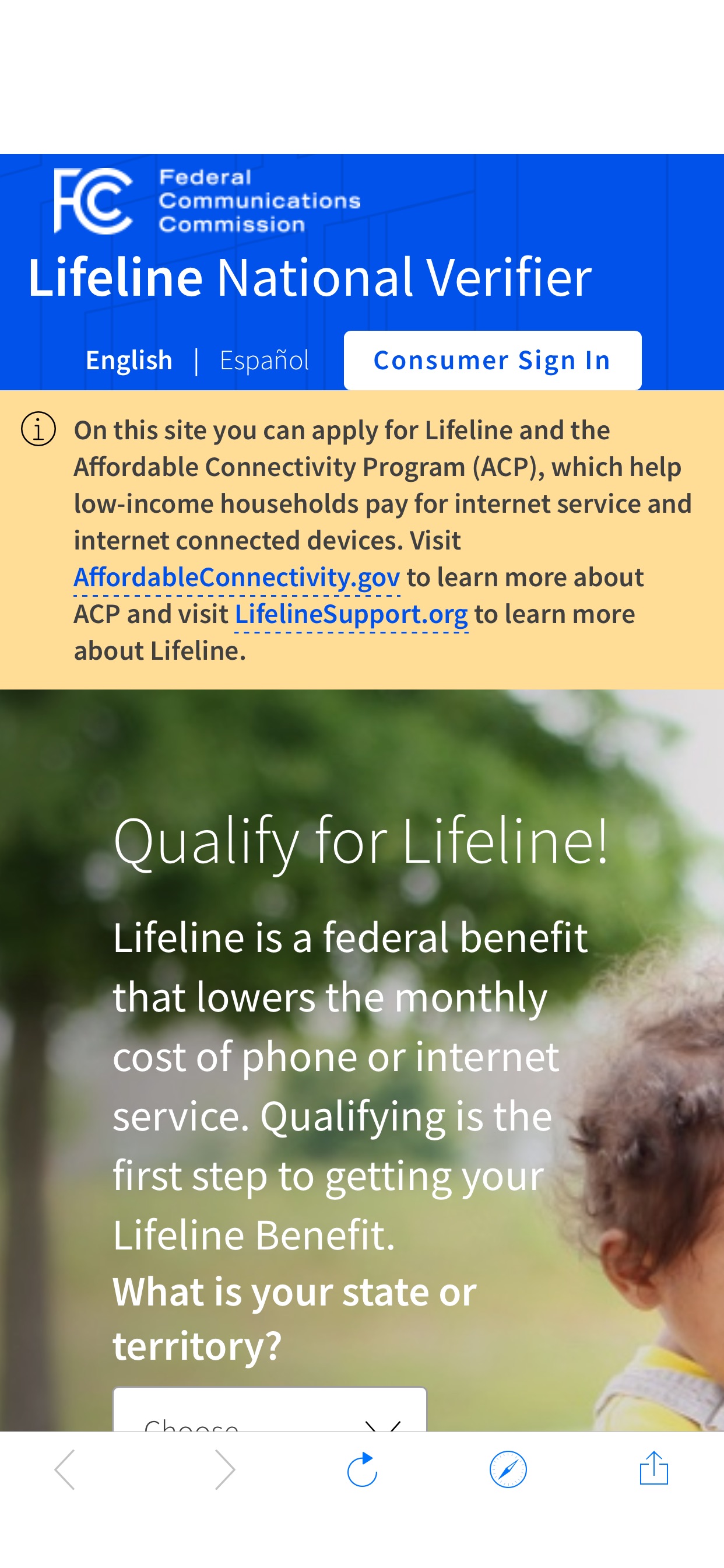 Home - Lifeline National Verifier 低收入免费网络计划
