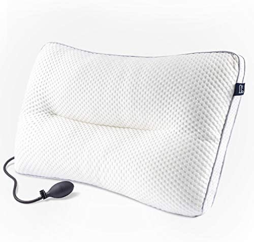 BedStory 侧睡颈枕弹簧枕，内置充气泵