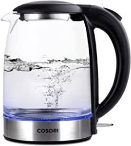 Electric Kettle with Stainless Steel Filter and Inner Lid