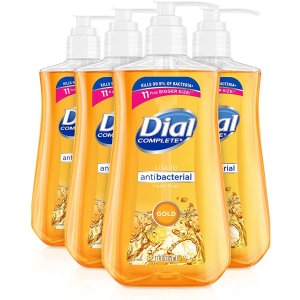 $7.88 Amazon.com : Dial 抗菌洗手液 11 ounce (Pack of 4)