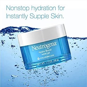 $14.82 Amazon.com: Neutrogena Hydro Boost Hyaluronic Acid Hydrating Water Gel Daily Face Moisturizer for Dry Skin, Oil-Free, Non-Comedogenic Face Lotion, 1.7 fl. oz: Beauty面霜