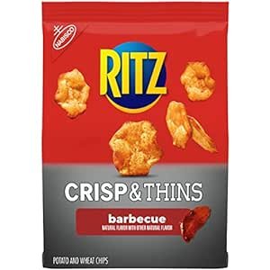 Crisp and Thins Barbecue Chips, 7.1 oz