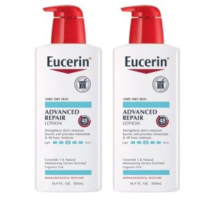 Amazon Eucerin 身体乳液，无香料，16.9盎司