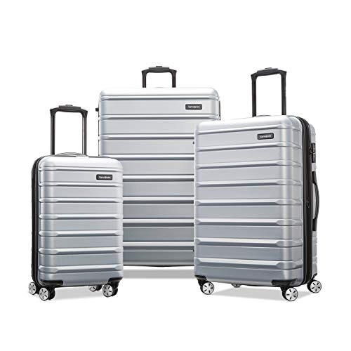 Amazon.com | Samsonite Omni 2 Hardside Expandable Luggage with Spinner Wheels, 3-Piece Set (20/24/28), Midnight Black | Suitcases
