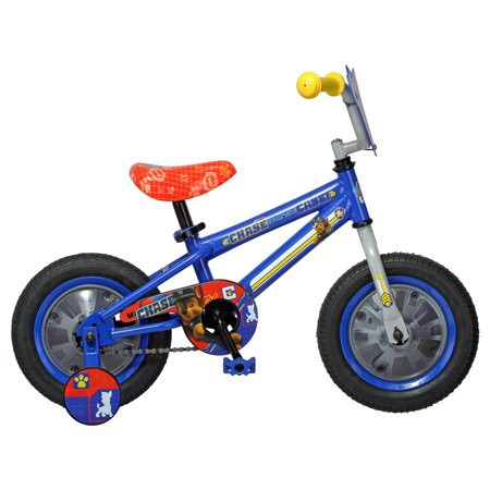 12" Nickelodeon Paw Patrol Chase Bicycle, Blue - Walmart.com 二到五歲十二寸腳踏車