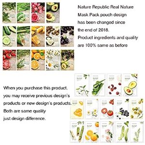 $7.81 Amazon.com : Nature Republic Real Nature Mask Sheet 10pcs Original Korean Mask Sheet : Beauty面膜
