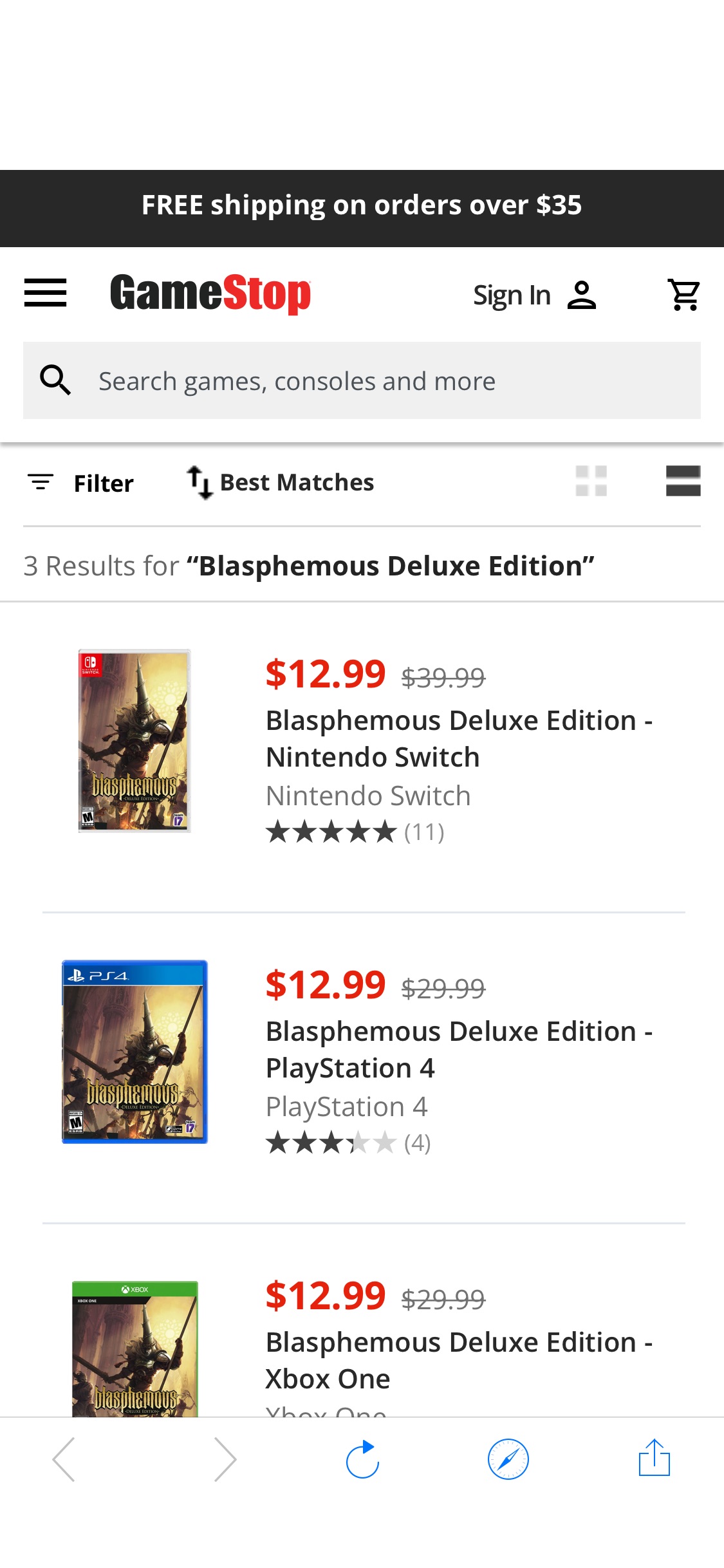 渎神 Blasphemous Deluxe Edition | Search Results | GameStop