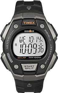 Amazon.com: Timex Men&#39;s Ironman Classic 30 38mm Watch – Gray &amp; Black Case with Black Resin Strap : Clothing, Shoes &amp; Jewelry