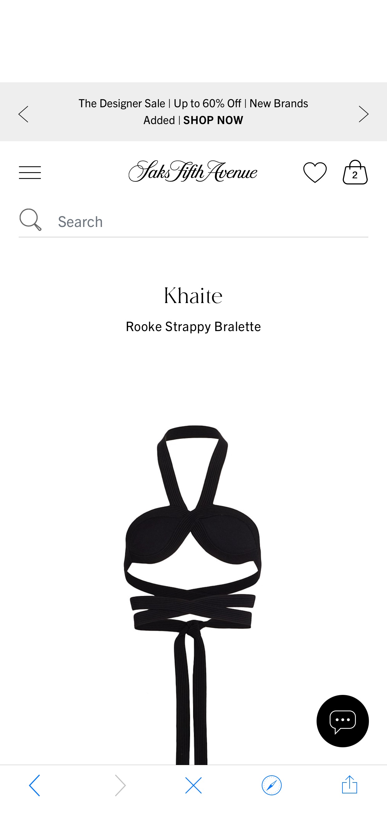 Shop Khaite Rooke Strappy Bralette | Saks Fifth Avenue
上衣