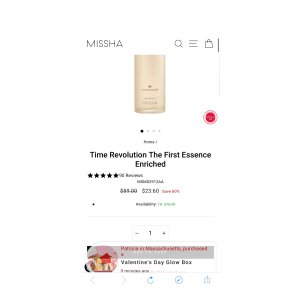 $23.6 Time Revolution The First Essence Enriched – Missha. ABLE CNC US Inc MISSHA:最后时刻! First Essence Enriched 现价 23.60 美元! (价值 59.00 美元)立即购买,这不会持续太久。