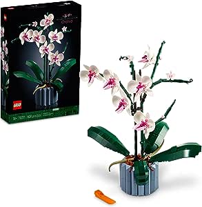 Amazon.com: LEGO Icons Orchid Artificial Plant, Building Set with Flowers, Mother&#39;s Day Decoration, Botanical Collection 10311
