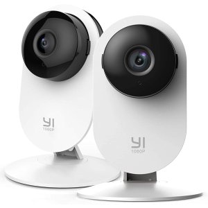 YI 1080p 家庭室内安防摄像头 2个装