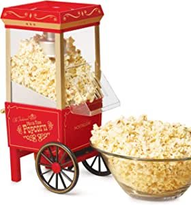 Nostalgia Popcorn Maker, 12 Cups Hot Air Popcorn Machine