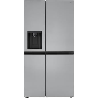 LG 26.8-cu ft Side-by-Side Refrigerator with Ice Maker (Platinum Silver) 节能之之星 in the Side-by-Side Refrigerators department at Lowes.com