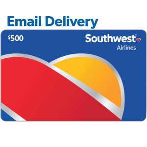 预告：西南航空 价值$500礼卡 即将打折
