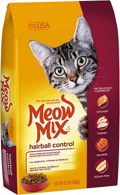 Meow Mix 毛球控制猫粮