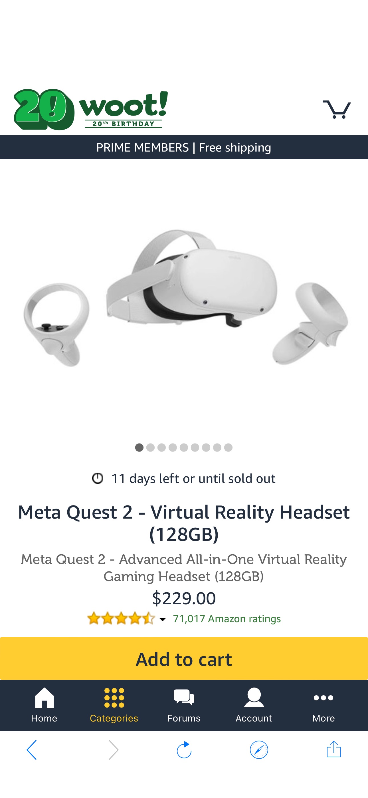 Meta Quest 2 - Virtual Reality Headset (128GB)