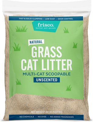 Frisco All Natural Unscented Clumping Grass Cat Litter草质猫砂