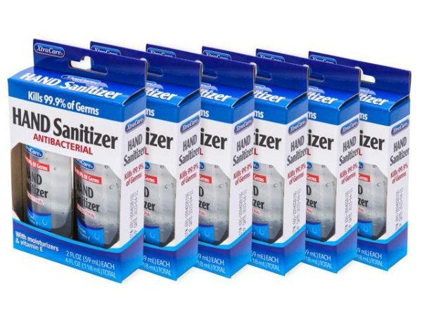 XtraCare Hand Sanitizer- 6 Pack x 2oz (2 Pack)