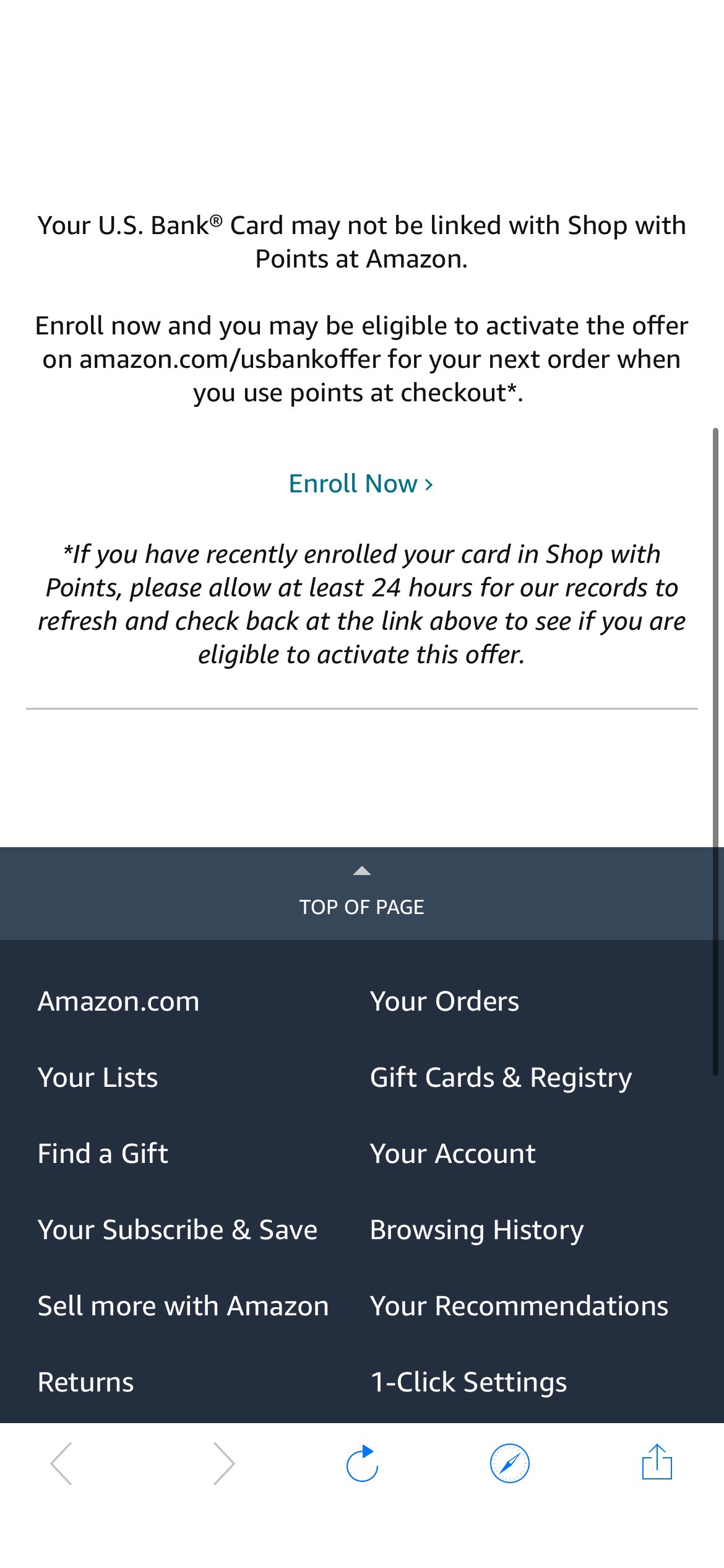 Amazon.com: US Bank Offer: Credit & Payment Cards